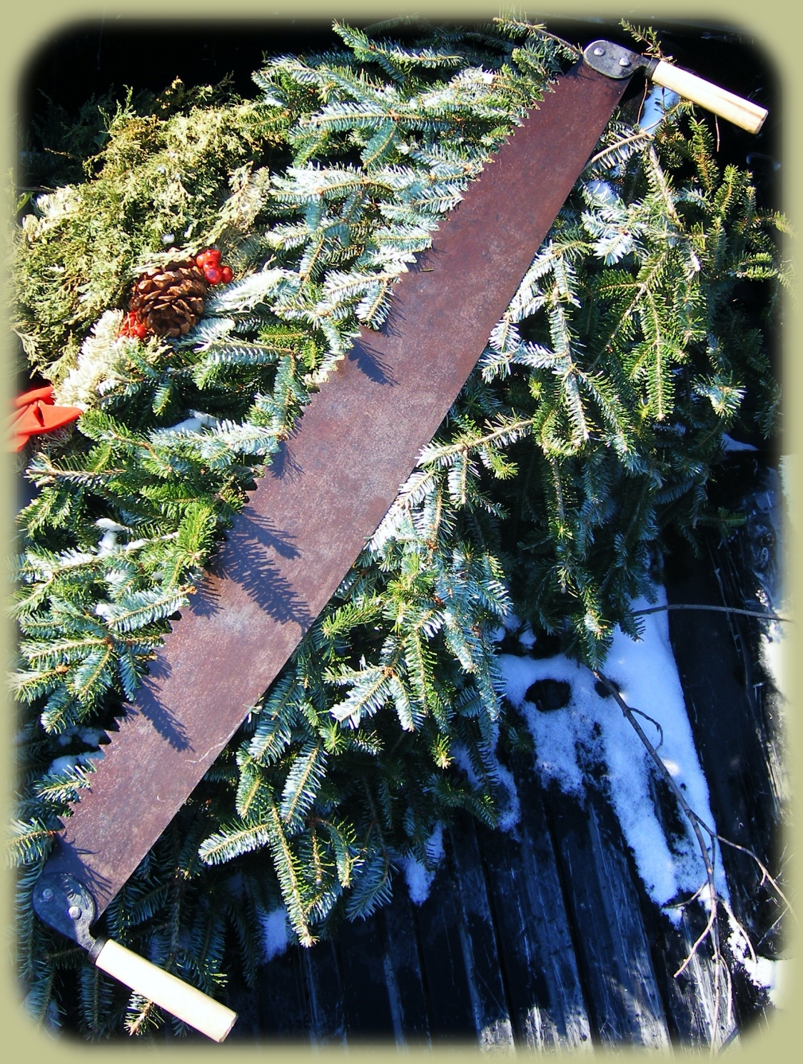 Restored Crosscut Saw