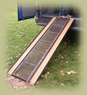 Fabricated Wheelchair Ramp for Doge Sprinter Van